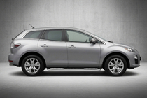 Mazda CX-7 2006–2012 Tayga V2 sivukynnykset (2 kpl, alumiini) kuva 1