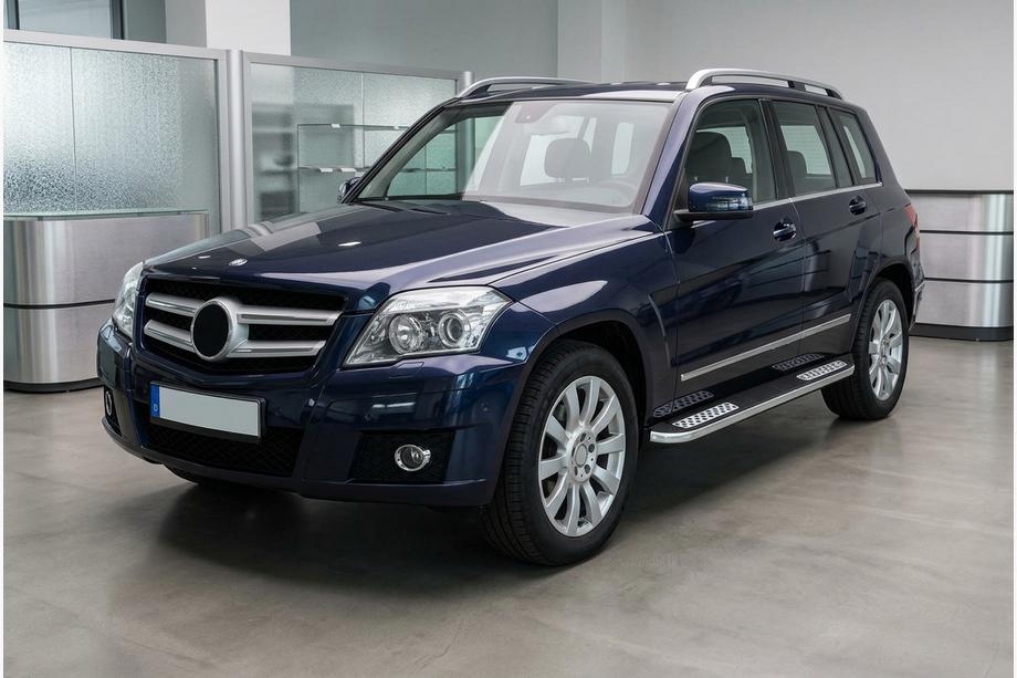 Mercedes GLK-sarja X204 2008–2015 Tayga V2 sivukynnykset (2 kpl, alumiini) Image