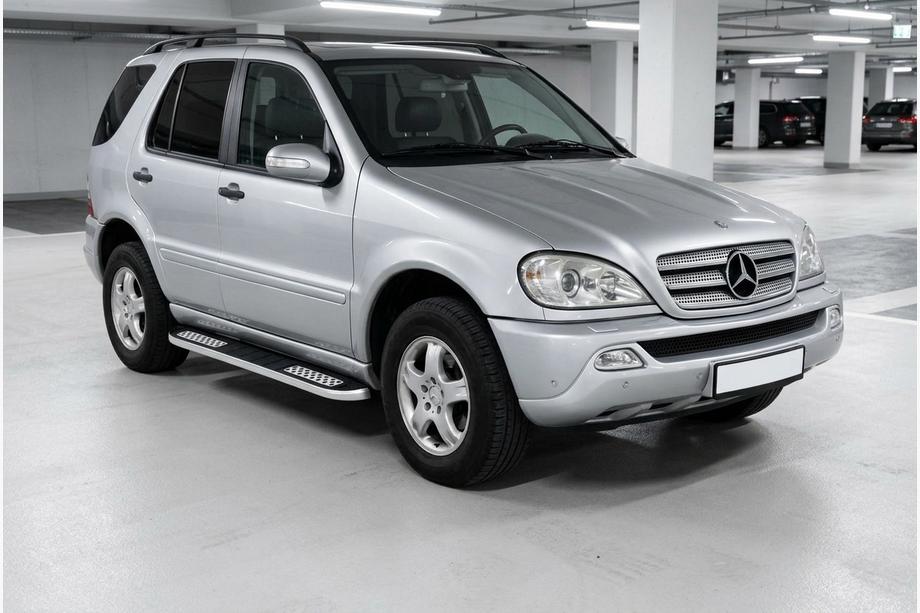 Mercedes ML W163 1997–2005 Tayga V2 sivukynnykset (2 kpl, alumiini) Image
