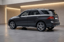 Mercedes GLE/ML class W166 2011–2018 Tayga V2 sivukynnykset (2 kpl, alumiini) kuva 1