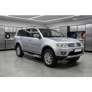 Tayga V2 sivukynnykset (2 kpl, alumiini) Mitsubishi Pajero Sport 2008–2015 kuva 1