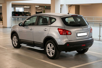 Nissan Qashqai 2007–2010 Tayga V2 sivukynnykset (2 kpl, alumiini) kuva 1