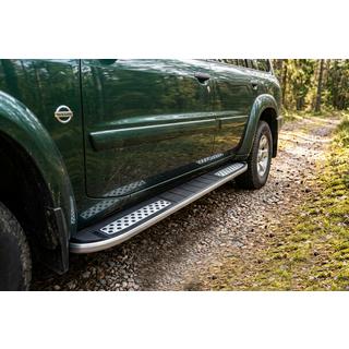 Tayga V2 sivukynnykset (2 kpl, alumiini) kuva 1