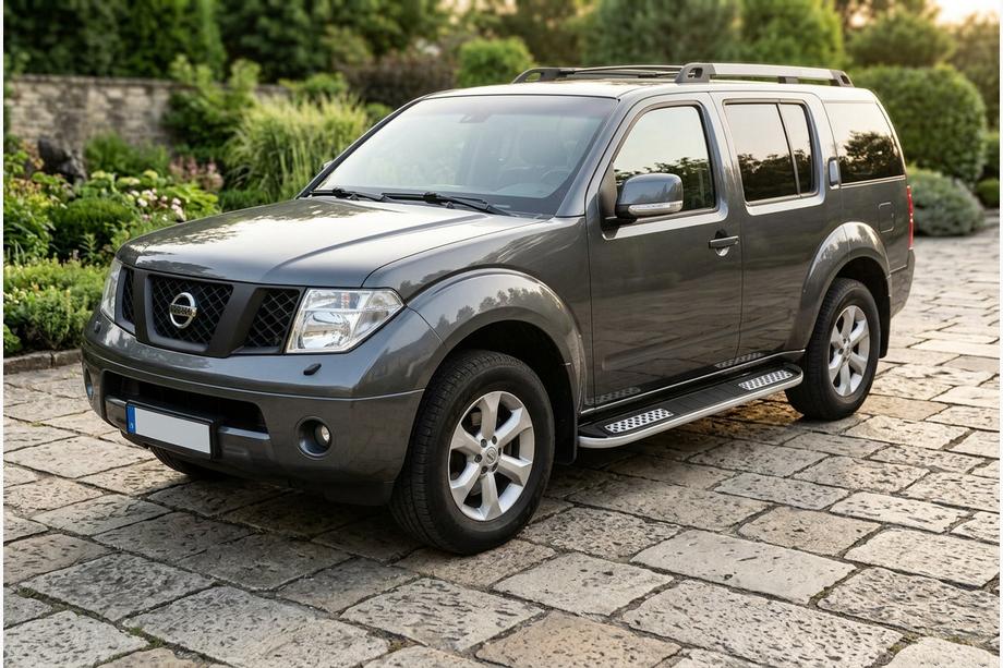 Nissan Pathfinder R51 2005–2014 Tayga V2 sivukynnykset (2 kpl, alumiini) Image