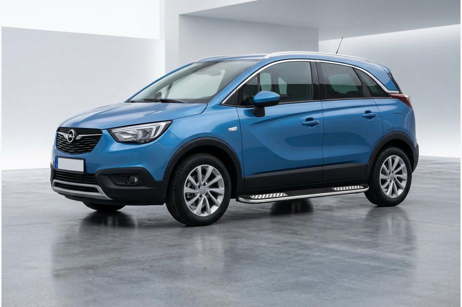 Opel Crossland X 2017–2024 Tayga V2 sivukynnykset (2 kpl, alumiini) Image