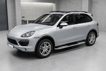 Porsche Cayenne 2010–2017 Tayga V2 sivukynnykset (2 kpl, alumiini) kuva 1