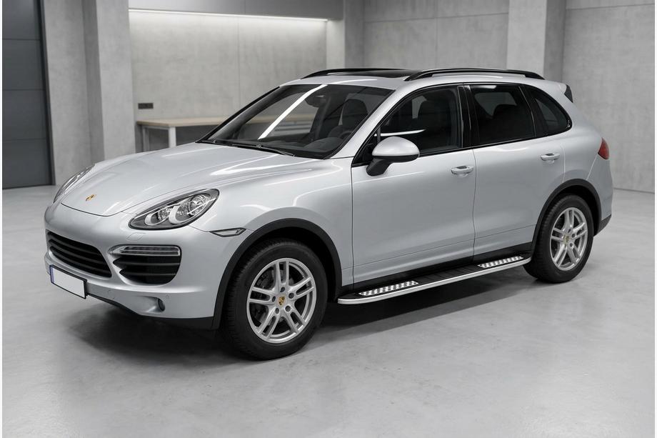 Porsche Cayenne 2010–2017 Tayga V2 sivukynnykset (2 kpl, alumiini) Image