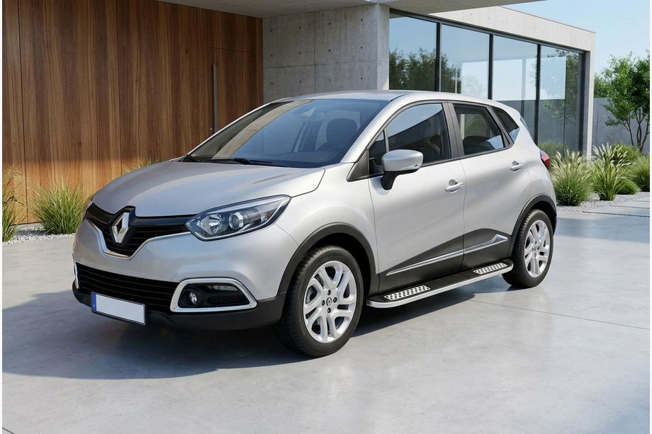 Renault Captur 2013–2019 Tayga V2 sivukynnykset (2 kpl, alumiini) Image