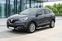 Renault Kadjar 2015–2022 Tayga V2 sivukynnykset (2 kpl, alumiini) kuva 1