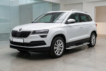 Skoda Karoq 2018– Tayga V2 sivukynnykset (2 kpl, alumiini) kuva 1