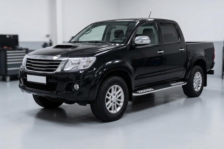 Toyota Hilux 2006–2015 Tayga V2 sivukynnykset (2 kpl, alumiini) Image