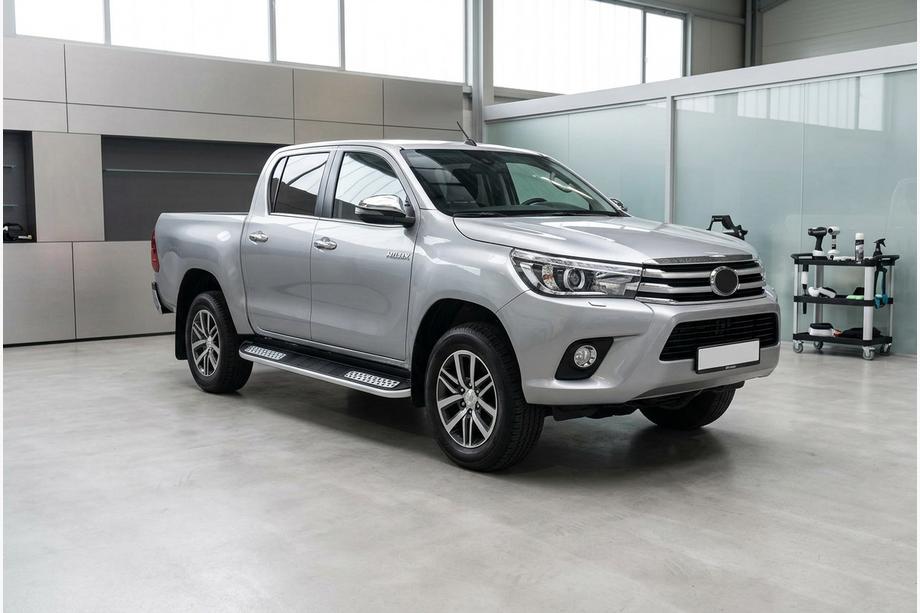 Toyota Hilux 2015– Tayga V2 sivukynnykset (2 kpl, alumiini) Image