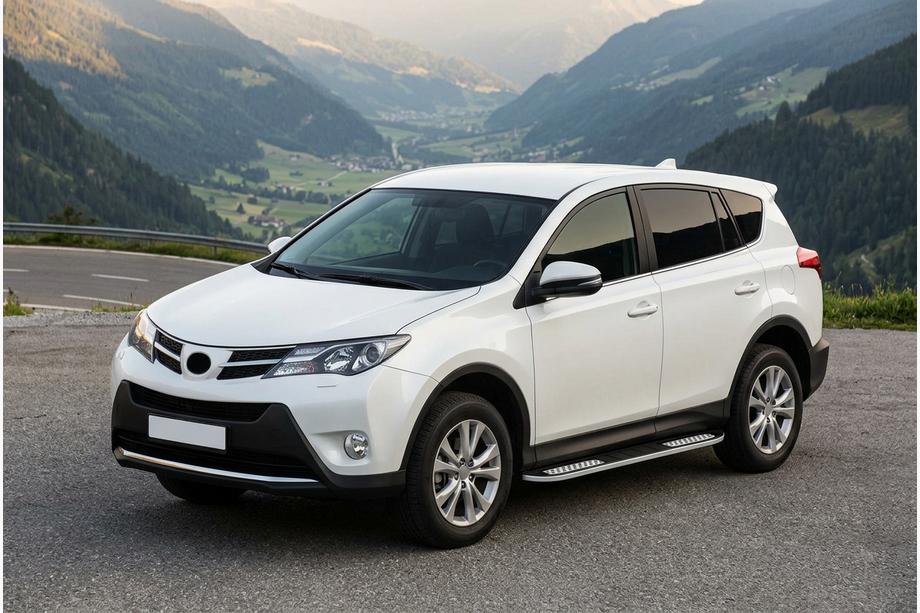 Toyota Rav 4 2013–2018 Tayga V2 sivukynnykset (2 kpl, alumiini) Image