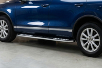 Volkswagen Touareg 2002–2010 Tayga V2 sivukynnykset (2 kpl, alumiini) kuva 1