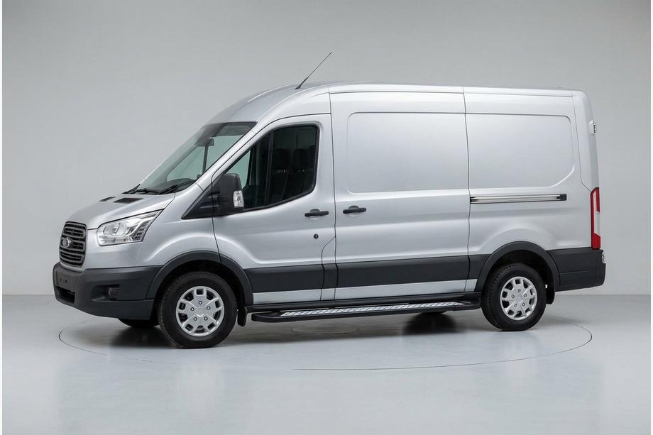Ford Transit 2014– Sivuastinlaudat New Vision Black (2 kpl, alumiini) Image