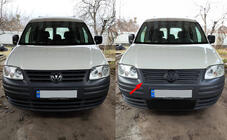 Volkswagen Caddy 2004–2010 Talvisuoja jäähdyttimensäleikköön (yläosa) Matta kuva 1