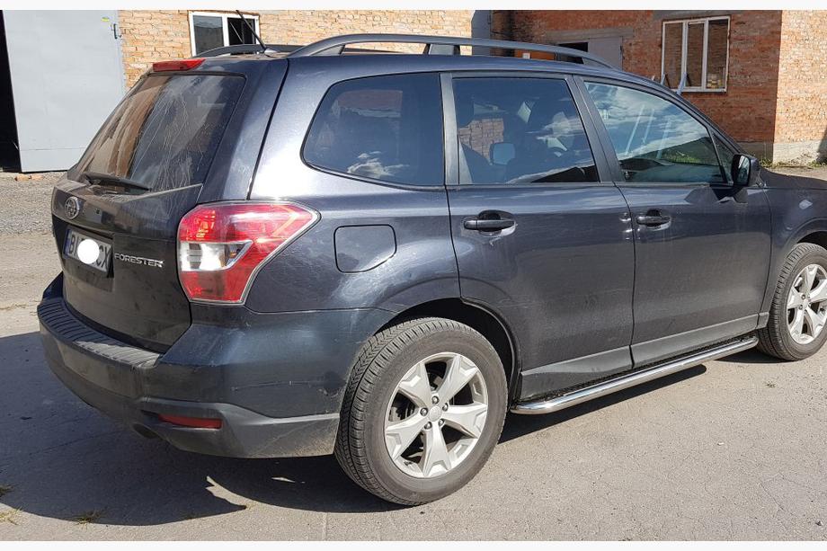 Subaru Forester 2013–2018 Premium-sivuporrasputket (2 kpl, ruostumaton teräs) Image
