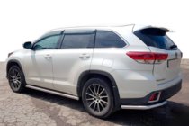 Toyota Highlander 2013–2019 Takakulmat (2 kpl, ruostumaton teräs) kuva 1
