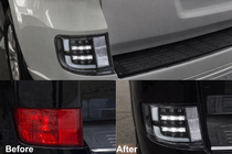 Toyota Land Cruiser 200 2007–2021 Takasumuvalot 2016-2021 (Executive Black) kuva 1