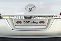 Toyota Land Cruiser 200 2007–2021 Vakio rekisterikilven pidike Musta kuva 2