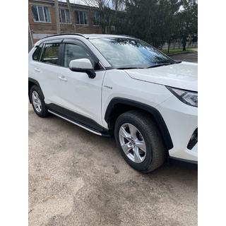 OEM V1A sivuportaat (2 kpl, alumiini) Toyota Rav 4 2019–2025 kuva 4