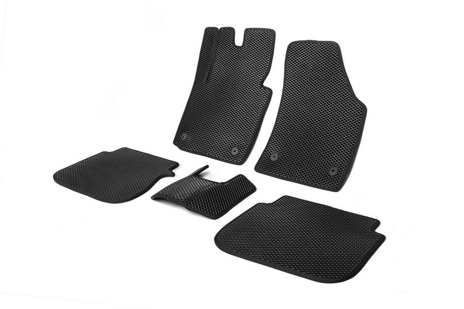 Volkswagen Caddy 2004–2010 EVA-lattiamatot (mustat) 2 kpl, eteen Kuva 27
