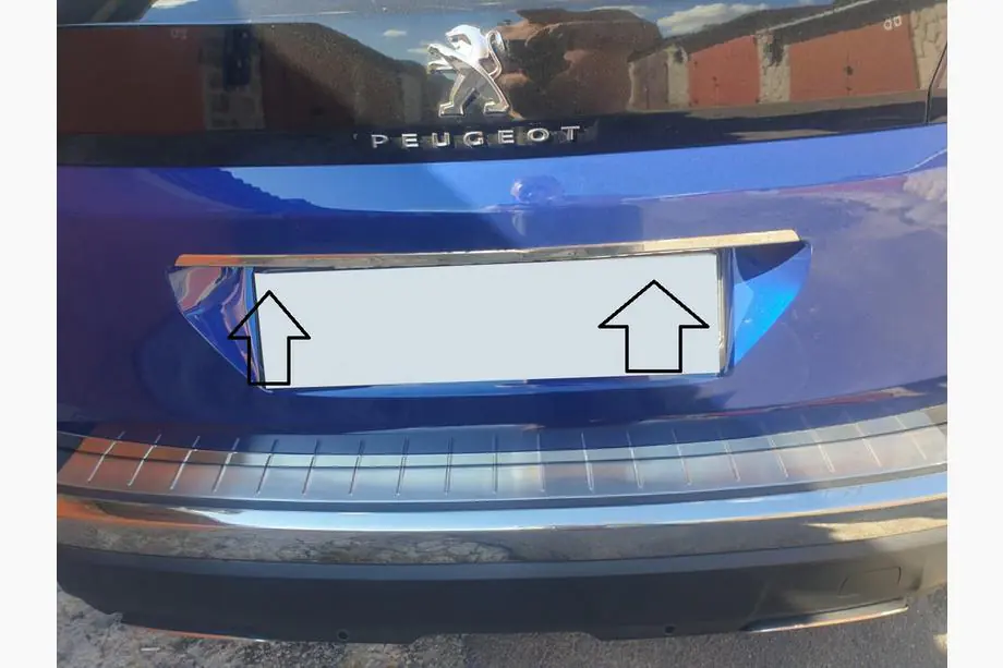 Peugeot 3008 2016–2023 Rekisterikilven ylälista (RST) Image