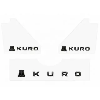 Embleemi / merkki KURO Black Edition (3 kpl) Lexus LX570/450d 2008–2022 kuva 2