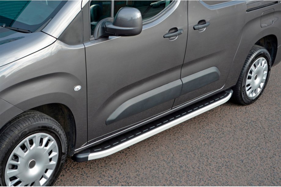 Citroen Berlingo/Multispace 2018– Fullmond sivuportaat (2 kpl, alumiini) Image