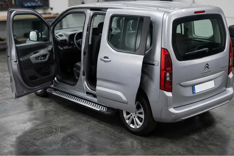 Citroen Berlingo/Multispace 2018– Line-sivuporrassarja (2 kpl, alumiini) Image