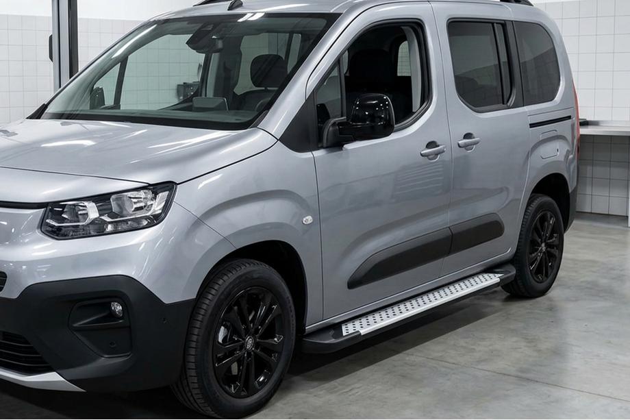 Opel Combo 2019– Allmond Grey -sivuporrassarja (2 kpl, alumiini) Image