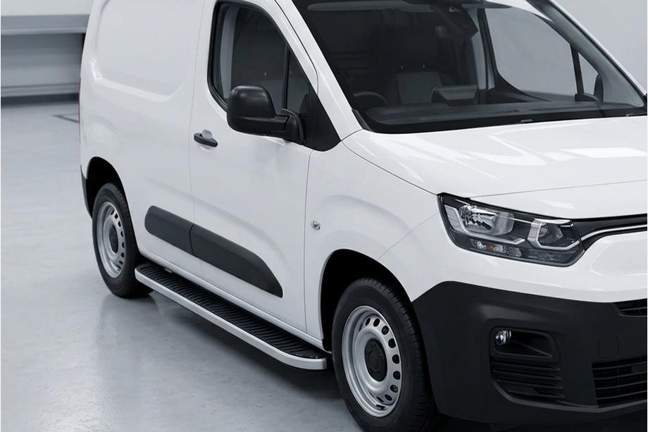 Opel Combo 2019– Tayga Grey -sivuaskelmat (2 kpl, alumiini) Image