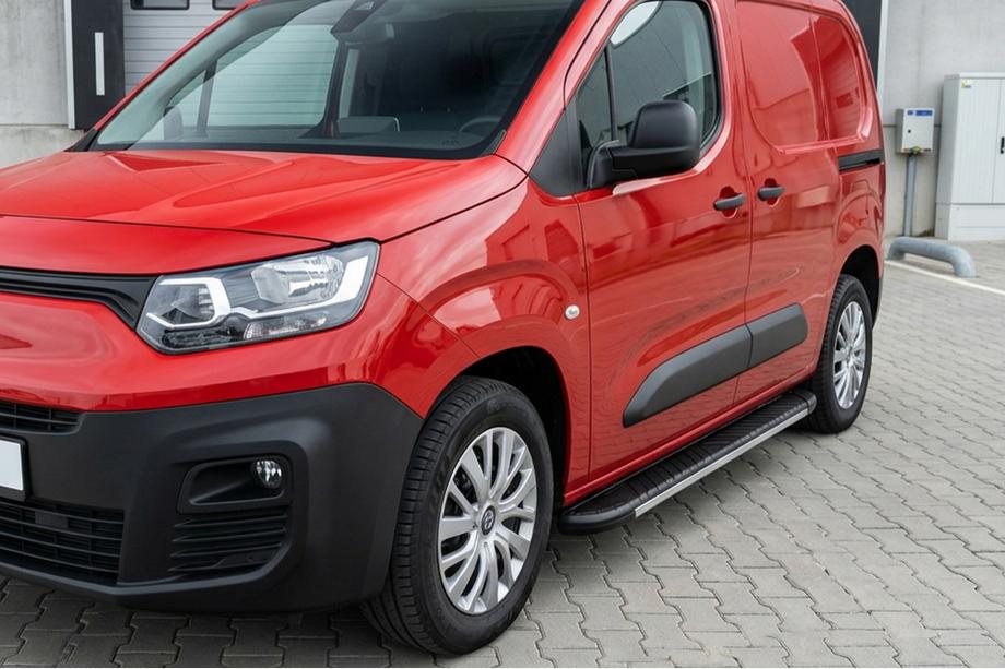 Opel Combo 2019– Bosphorus Grey -sivuastinlaudat (2 kpl, alumiini) Pitkä akseliväli Image