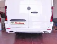 Mercedes Sprinter W907/W910 2018– Takapuskurin suojalista (maalattava) kuva 3