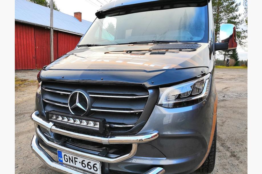 Mercedes Sprinter W907/W910 2018– Konepellin tuuliohjain (EuroCap) Kuva 9