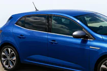 Renault Megane IV 2016–2025 Alaikkunalistat (HB, 6 kpl, ruostumaton teräs) kuva 1