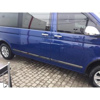 Ovilistat (ruostumaton teräs, musta kromi) Volkswagen T5 Transporter 2003–2010 kuva 2