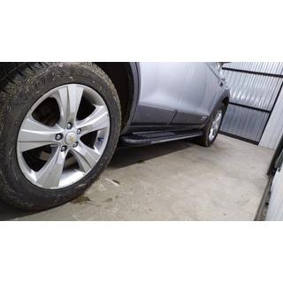 Bosphorus Grey -sivuastinlaudat (2 kpl, alumiini) Chevrolet Captiva 2006–2019 kuva 4