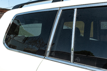 Toyota Land Cruiser 200 2007–2021 Täydellinen ikkunankehyslistasarja ja pilarilistat (ruostumaton teräs) kuva 12