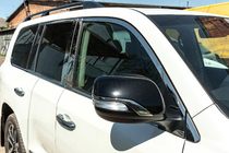 Lexus LX570/450d 2008–2022 Täydellinen ikkunankehyslistasarja ja pilarilistat (ruostumaton teräs) kuva 11
