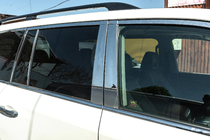Lexus LX570/450d 2008–2022 Täydellinen ikkunankehyslistasarja ja pilarilistat (ruostumaton teräs) kuva 9