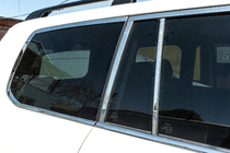 Lexus LX570/450d 2008–2022 Täydellinen ikkunankehyslistasarja ja pilarilistat (ruostumaton teräs) kuva 6