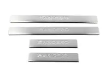 Renault Sandero 2007–2013 OmsaLine kynnyslistat (4 kpl, ruostumaton teräs) kuva 2