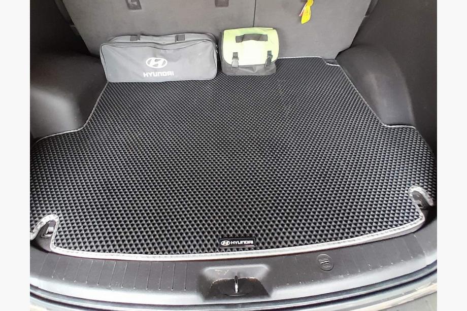 Hyundai Santa Fe 2 2006–2012 Tavaratilan matto (EVA, musta) (5 paikkaa) Image