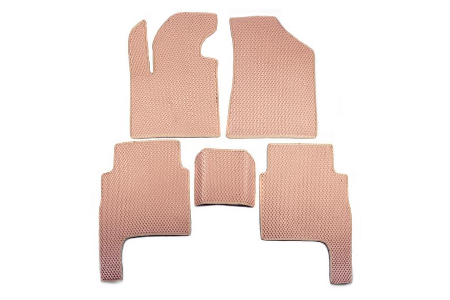 Hyundai Santa Fe 2 2006–2012 EVA-auton lattiamatot (beige) Kuva 12