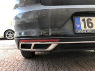 Volkswagen Passat B8 2015–2023 Pakoputken suojukset Carmos SD/SW (2019+, 3 kpl, ruostumaton teräs) kuva 2