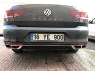Volkswagen Passat B8 2015–2023 Pakoputken suojukset Carmos SD/SW (2019+, 3 kpl, ruostumaton teräs) kuva 4