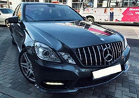 Mercedes E-sarja W212 2009–2016 Etusäleikkö GT Panamericana (2009-2012) kuva 4