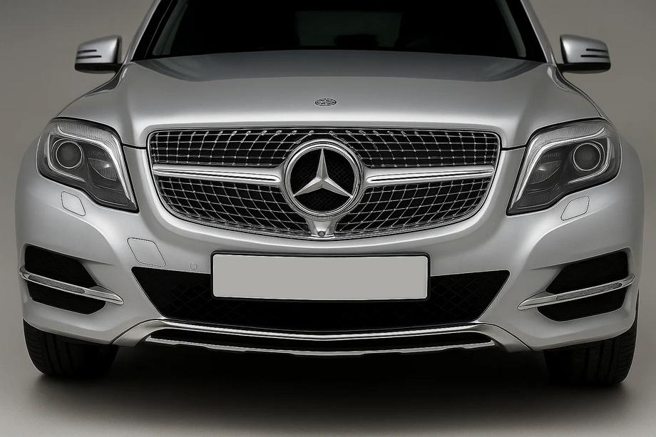 Mercedes GLK-sarja X204 2008–2015 Etusäleikkö Diamond Silver (2013-2015) Image