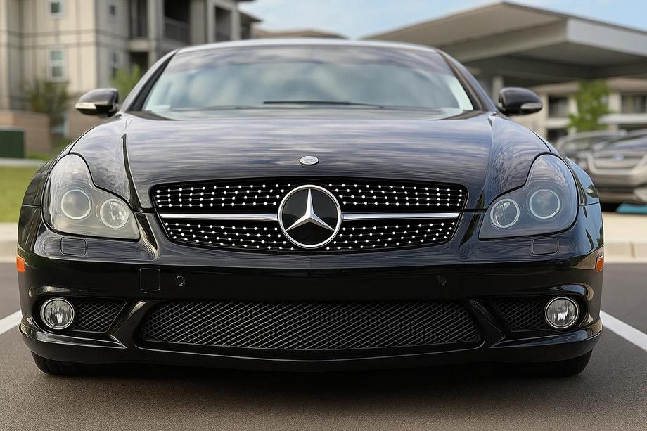 Mercedes CLS C219 2004–2010 Etusäleikkö (2008-2010, Diamond Silver) Image